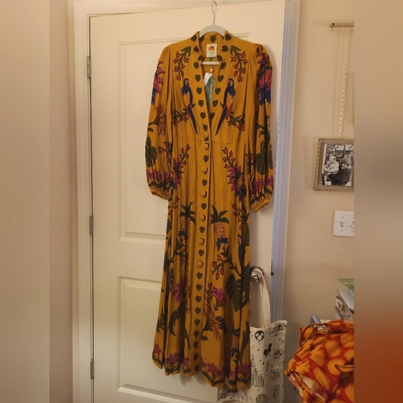 Farm RioTropical Tapestry Maxi Dress NWT - Picture 2 of 4